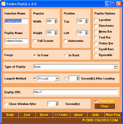 Yaldex PopUp 4.1 icon